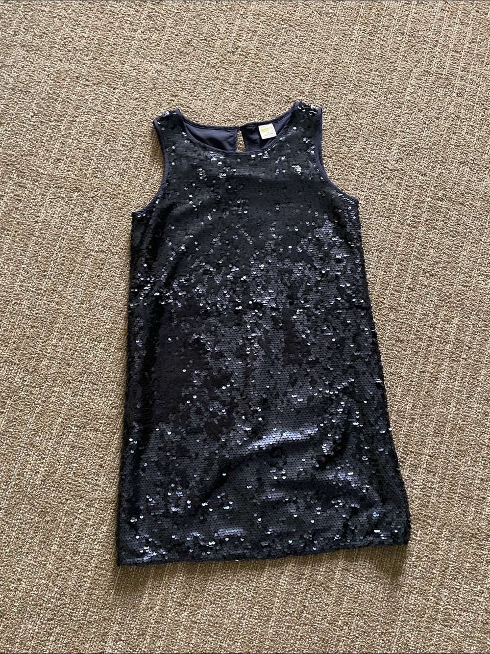 Crazy 8 Girls Navy Sequin Sleeveless Formal Dress
